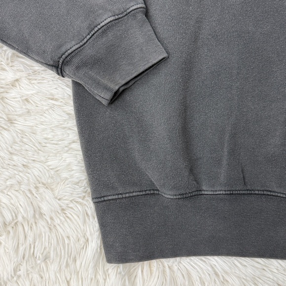 Anine Bing Ramona Sweatshirt in Washed Black SMALL - Picture 7 of 9